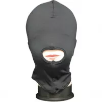 Black Mask Mouth Hole Black Mask Mouth Hole
