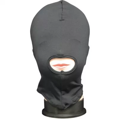 Маска на голову "Black Mask Mouth Hole"