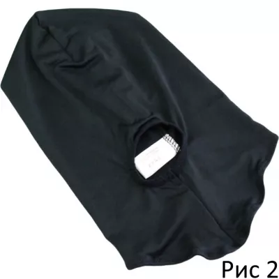 Маска на голову "Black Mask Mouth Hole"