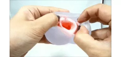 Мастурбатор вагина '' O.M.P. Rina Cristal HARD''