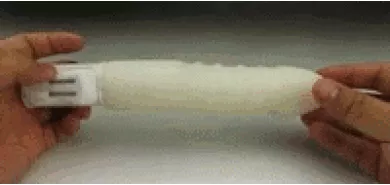 Вибратор "White Cock Sofutobaibu Hen"