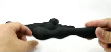 Двухголовый стимулятор "Boss Silicone Wand Type C"