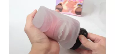 Мастурбатор вагина с сужающими кольцами "Yokujo Gimmick Soft"