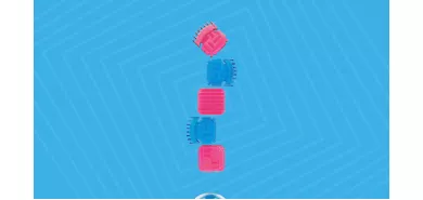 Мастурбатор ручной "TENGA Bobble Crazy Cubes"