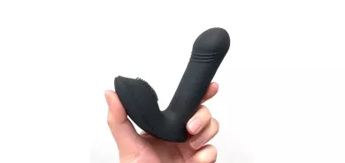 Вибратор пульсатор "Waterproof STREET KNOCKING Pink"