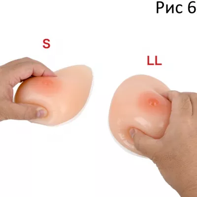 Накладная грудь "Silicone Breast Nipple M"