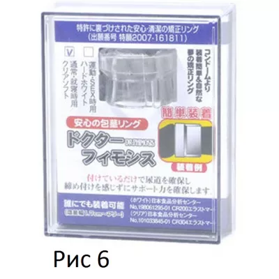 Кольцо ретрактор ночное "Dr Phimosis Clear Soft"