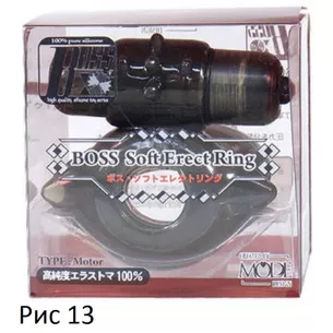 Эрекционное виброкольцо "Boss Erect Ring Motor"
