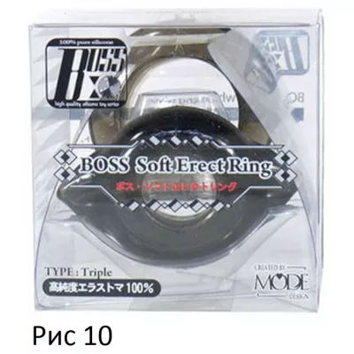 Эрекционное кольцо "Boss Soft Erect Ring Triple"