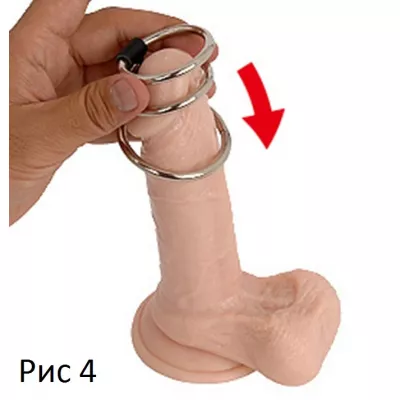 Эрекционные кольца "Cock Ring Harness 3RINGS"