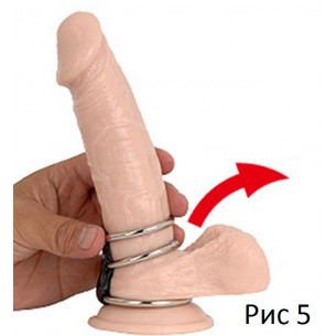 4 кольца на ремне "Cock Ring Harness 4RINGS"