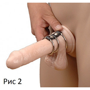 Эрекционные кольца "Cock Ring Harness 3RINGS"