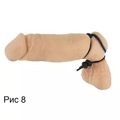 Утяжка члена и мошонки "4WAY Adjustable CockTie"