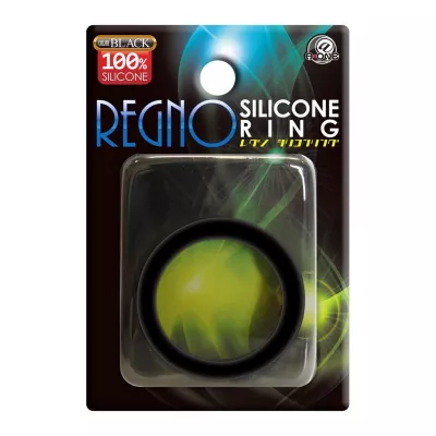 Эрекционное кольцо "REGNO Silicone Ring BLACK"