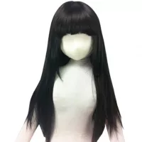 Air Wig Long Black Air Wig Long Black