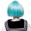 Парик голубой "Angel Doll Long Blue Wig"