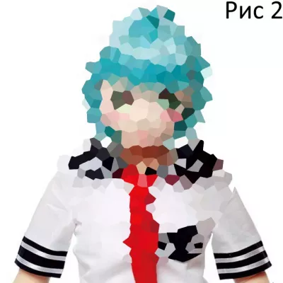 Парик голубой "Angel Doll Long Blue Wig"