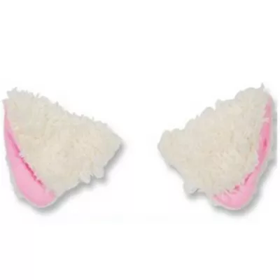 Кошачьи ушки белые "Fluffy Cat Ears White"