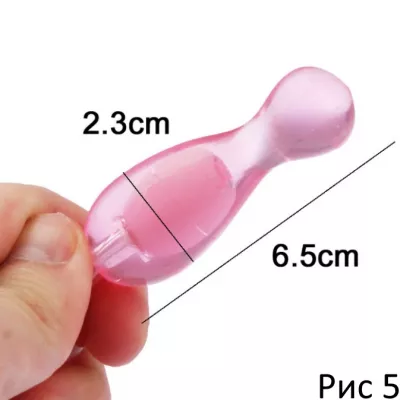 Анальный вибратор "Tamagorosi Pink"
