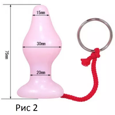 Анальная пробка "Ass Stopper Strap M size"