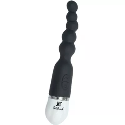 Вибратор анальные шарики ''Cat Panchi Beads Black''