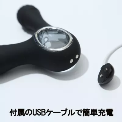Вибратор для простаты и промежности ''Cat Panchi Enema Black''