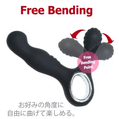 Вибратор для простаты и промежности ''Cat Panchi Enema Black''