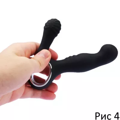 Вибратор для простаты и промежности ''Cat Panchi Enema Black''