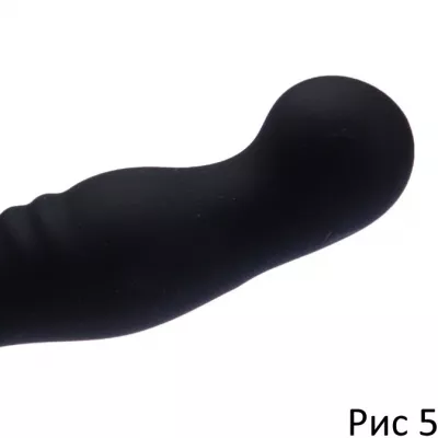 Вибратор для простаты и промежности ''Cat Panchi Enema Black''