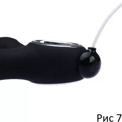 Вибратор для простаты и промежности ''Cat Panchi Enema Black''