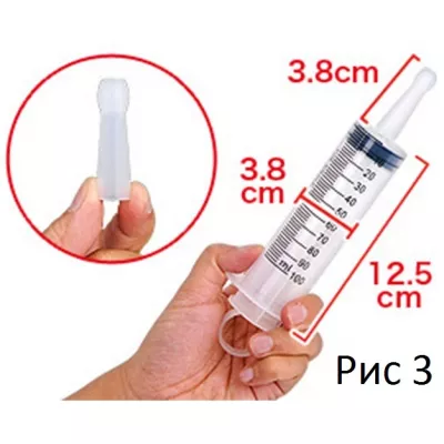 Пластиковый шприц "Deluxe Plastic Syringe"