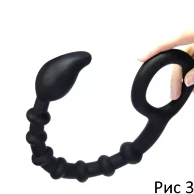 Анальный стимулятор "BOSS Silicone Fang"