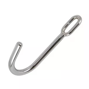 Металлический анальный крюк "Simple Metal Fukku"
