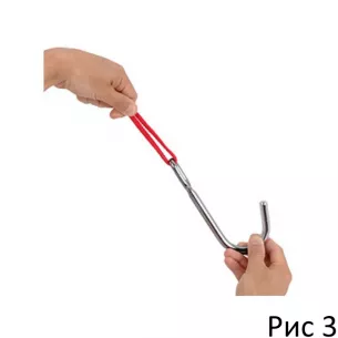 Металлический анальный крюк "Simple Metal Fukku"
