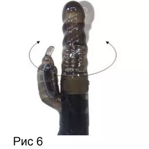 Вибратор вагинально-клиторальный "Pyua Smoke"