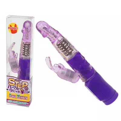 Вибратор "STEP Purple Rabbit"