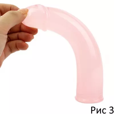 Фалос гладкий "Natural Burisu M Pink"