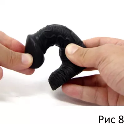 Фаллоимитатор полый "Boss Silicone Dirudo S"