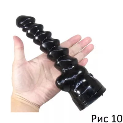 Фаллоимитатор "Arab Suction Hard Black L"