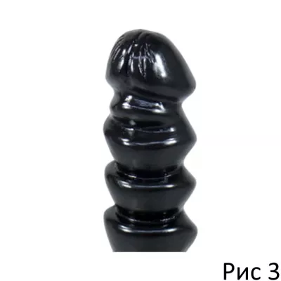 Фаллоимитатор "Arab Suction Hard Black L"