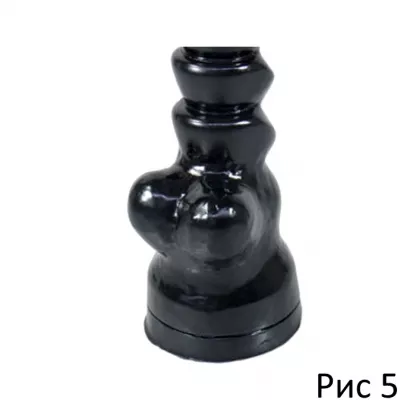 Фаллоимитатор "Arab Suction Hard Black L"