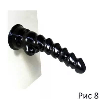 Фаллоимитатор "Arab Suction Hard Black L"