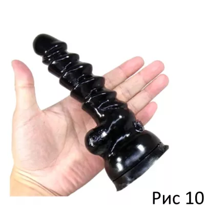 Фаллоимитатор "Arab Suction Hard Black M"
