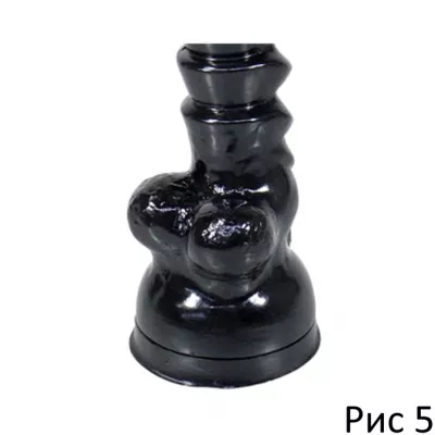 Фаллоимитатор "Arab Suction Hard Black M"