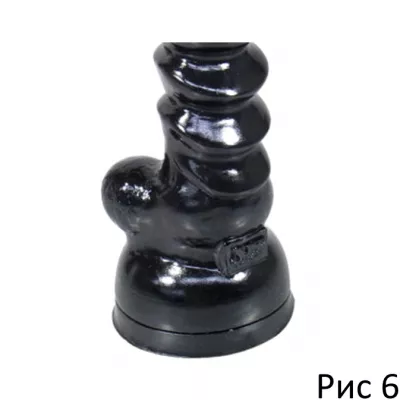 Фаллоимитатор "Arab Suction Hard Black M"