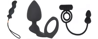 С кольцом на пенис