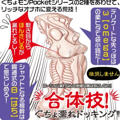 Мастурбатор ручной ''Guchi Pocket Omega''