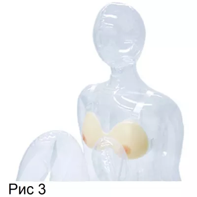 Накладная грудь на ремнях "L.B. Hina's Tits"