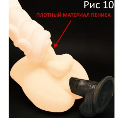 Мастурбатор с фаллоимитатором "Futanari Dildo and Hole"