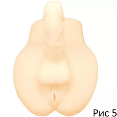 Мастурбатор с фаллоимитатором "Futanari Dildo and Hole"